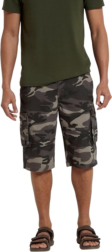 Mountain Warehouse Mens Camo Cargo Shorts