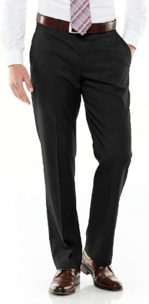 Axist Men's Flat Front Ultra Bengaline Straight-Fit Pant