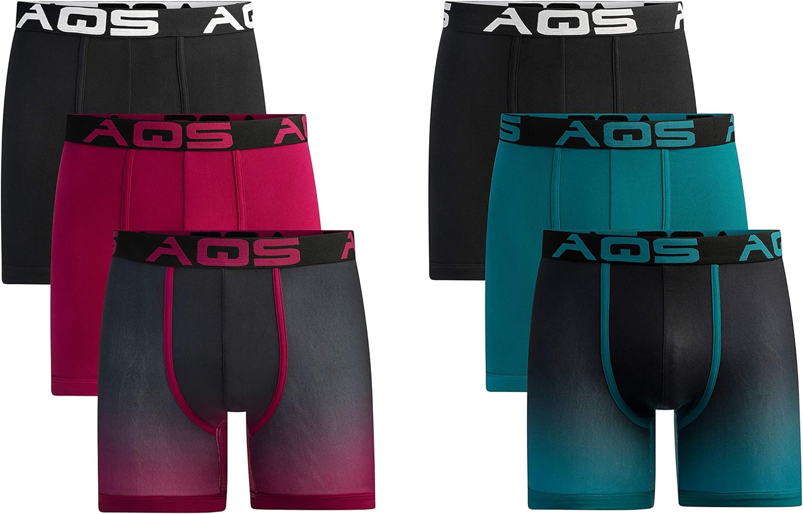 aqs Men's Ombre Boxer Briefs