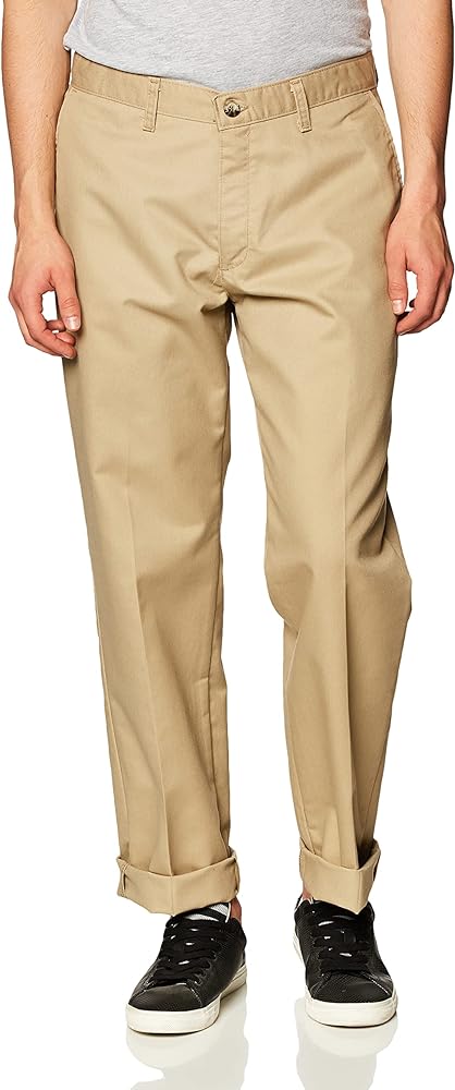 Lee Men's Total Freedom Relaxed Fit Flat Front Pant