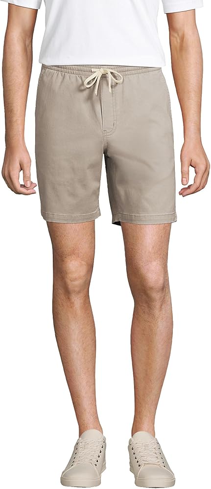 Lands' End Men's 7 Inch Comfort-First Knockabout Pull On Deck Shorts