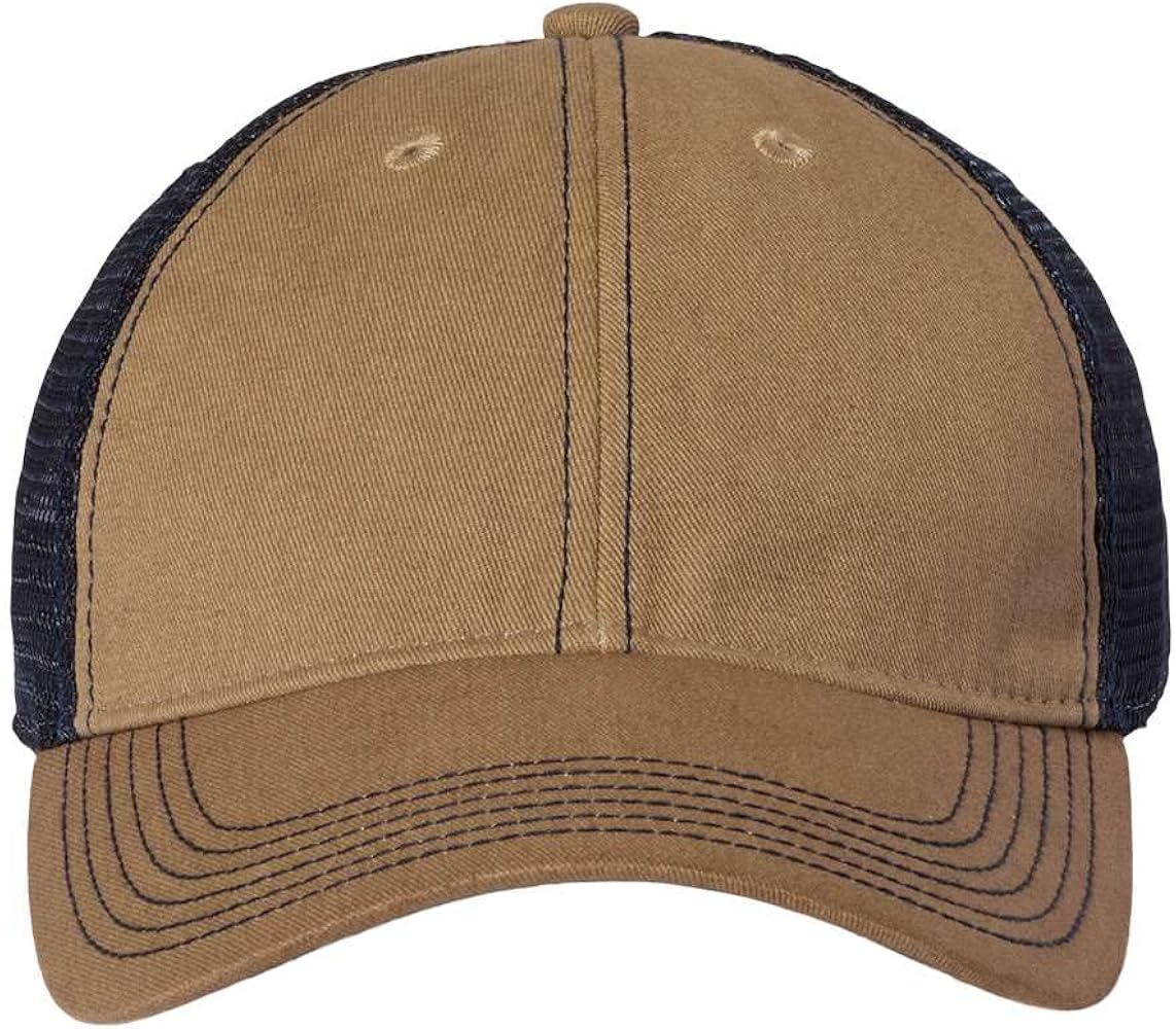 Legacy Old Favorite Trucker Cap, One Size, Khaki-Navy