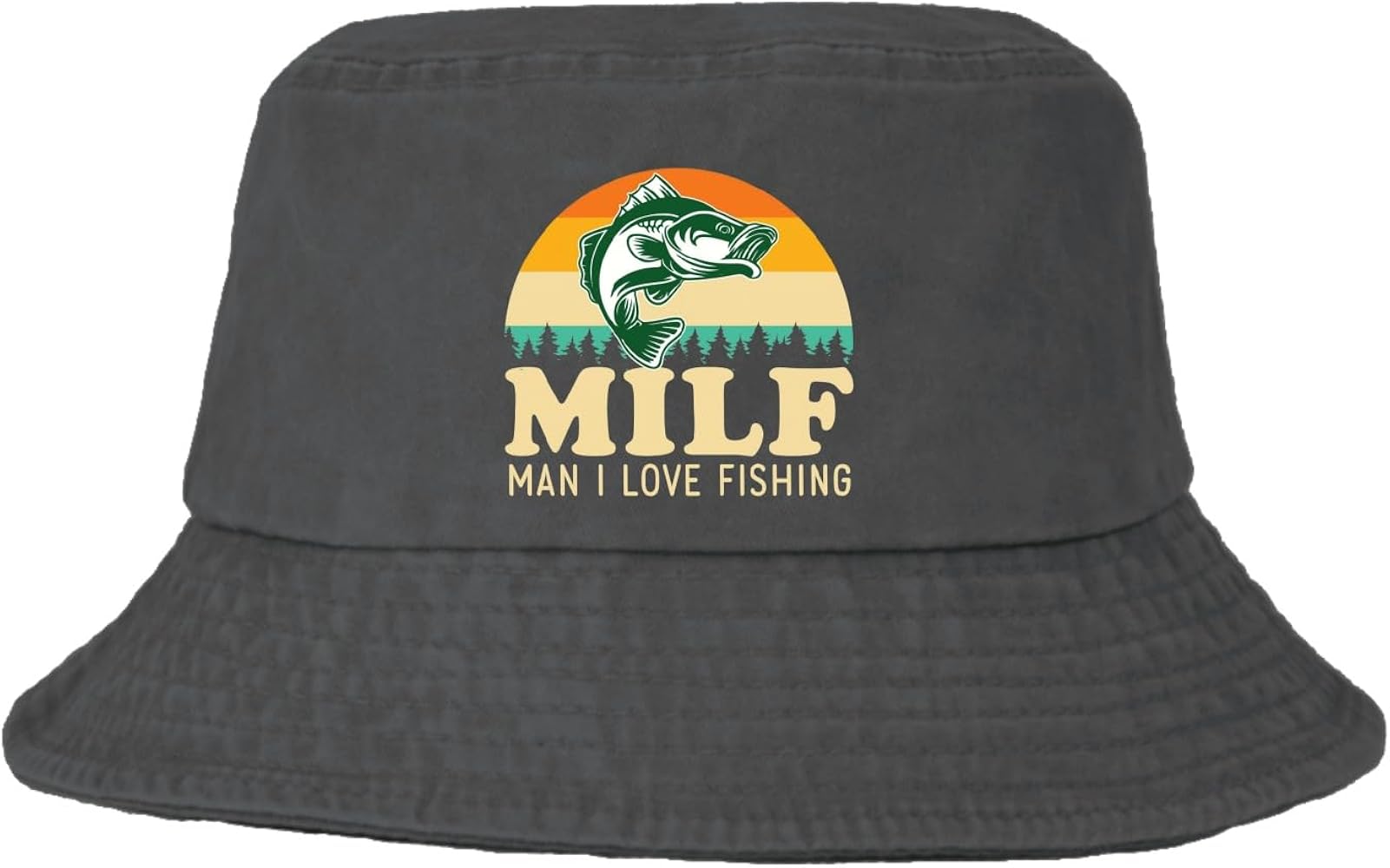 Fishing Hat Milf Man I Love Fishing Cap for Men Baseball Hats Graphic Caps