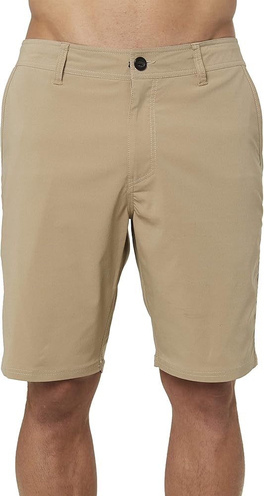 Mens Stockton Hybrid Shorts, Khaki, 32