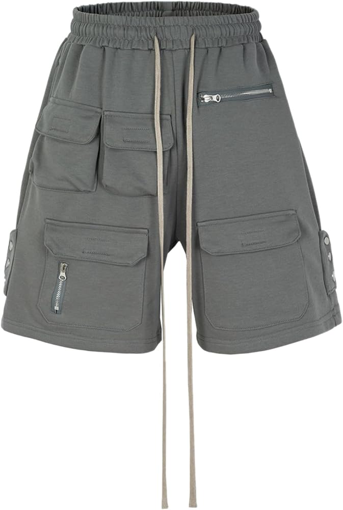 Aelfric Eden Men's Cargo Shorts Relaxed Fit Long Drawstring Hiking Casual Shorts with Pockets