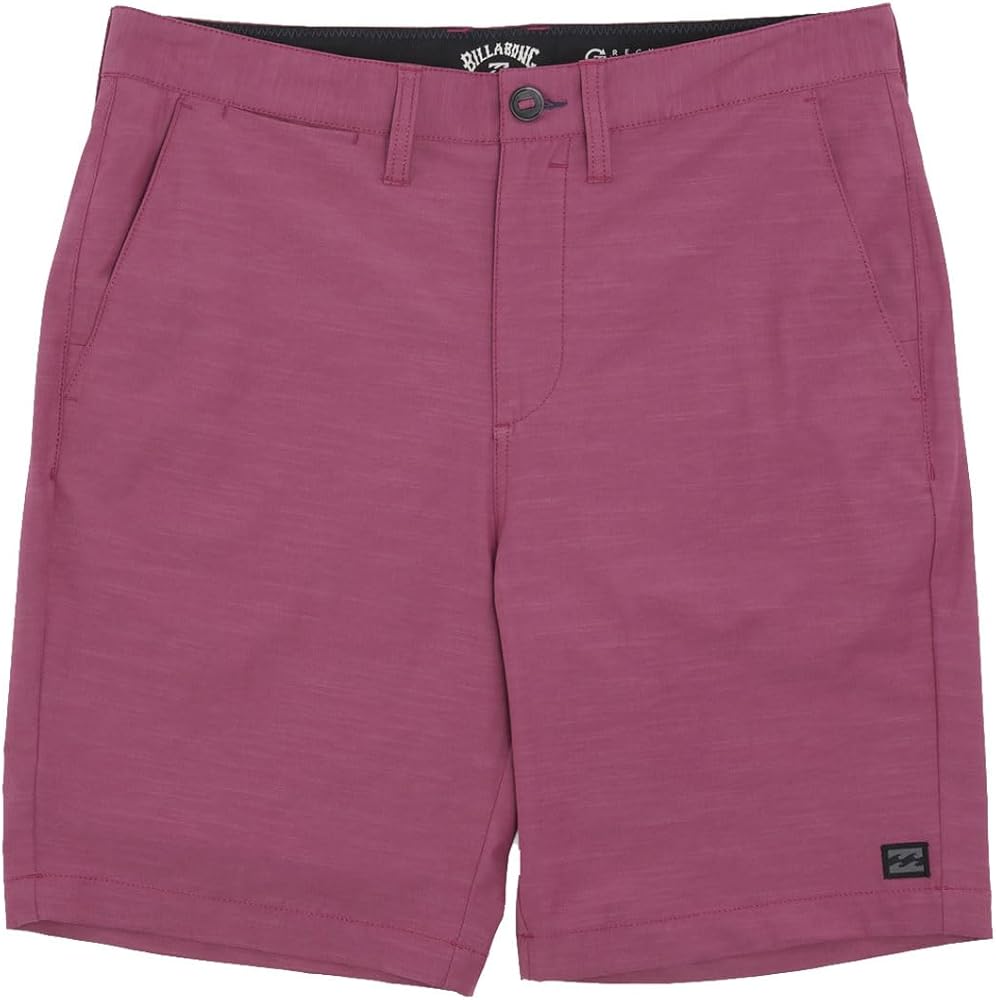 Billabong Crossfire Solid Walk Shorts - Wild Berry