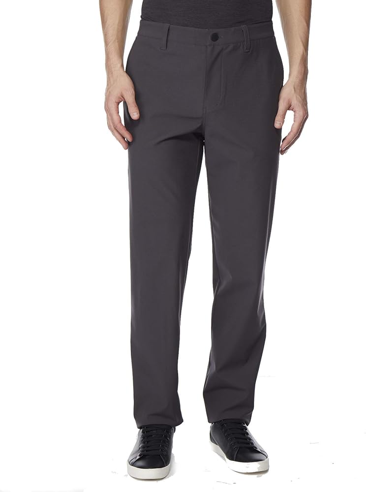 32 DEGREES Mens Ultra Flex Pants, Iron, 36-34