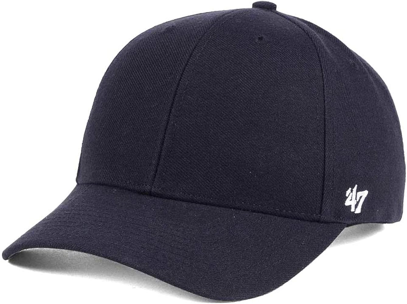 '47 Blank Classic MVP Cap, Adjustable Plain Structured Hat for Men and Women