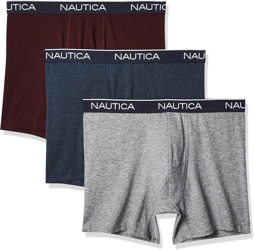 Nautica Men's 3-Pack Soft Stretch Boxer Brief