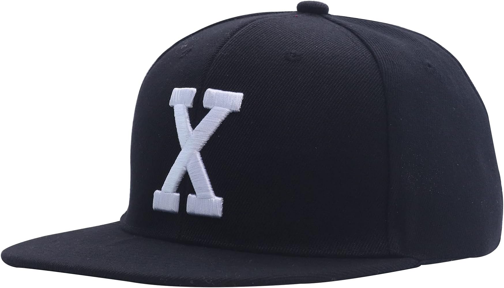 X Hat 3D Embroidered X Logo Snapback Hat Black