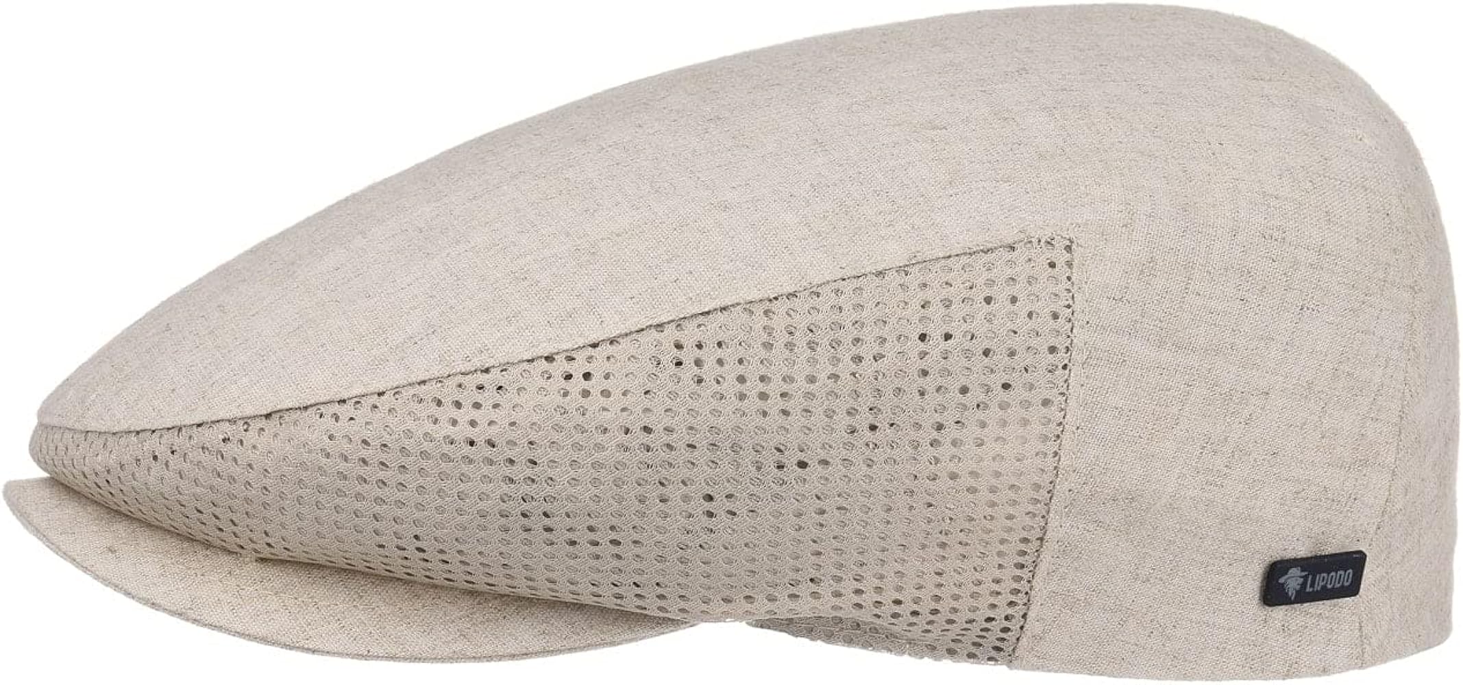 Lipodo Linen Flat Cap with Mesh Men | Made in Italy