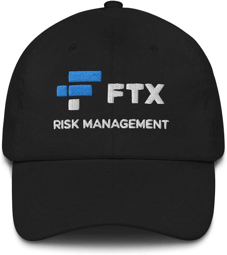 FTX Risk Management Hat (Embroidered Dad Cap) Funny FTX Crypto Parody