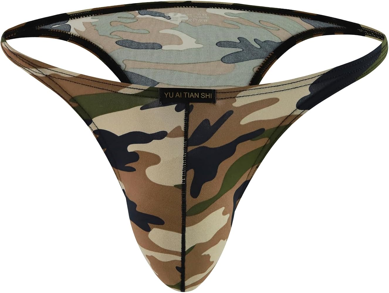 MuscleMate 2023 New Men's Camouflage G-String Thong Underwear, Hot Men's Camouflage Thong T-Back G-String Underpants.