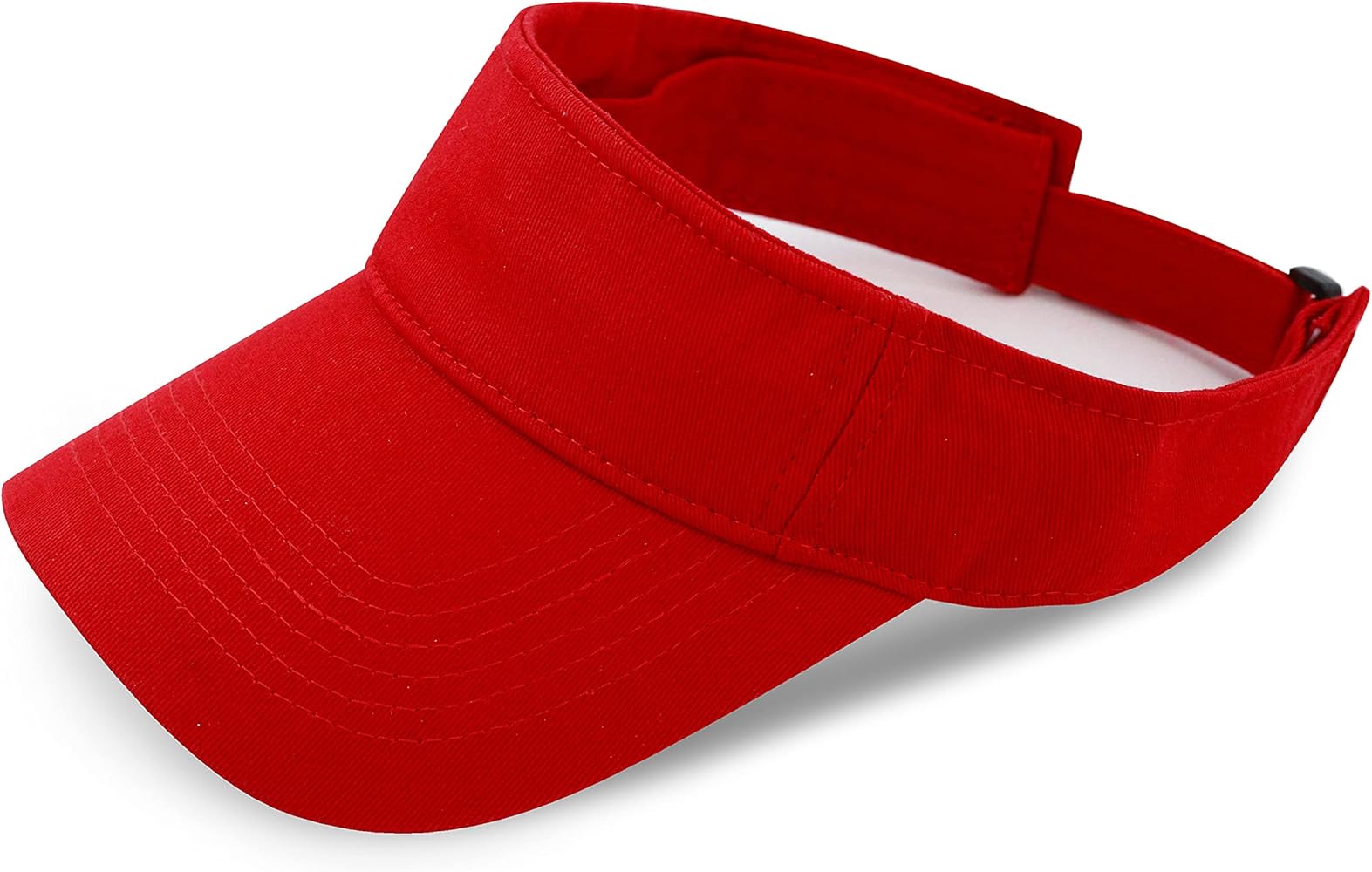 Sun visor hat Sports 100% Cotton & Pigment Quick Adjust Strap Closure Sun-Protect Golf Men Women Visor Cap