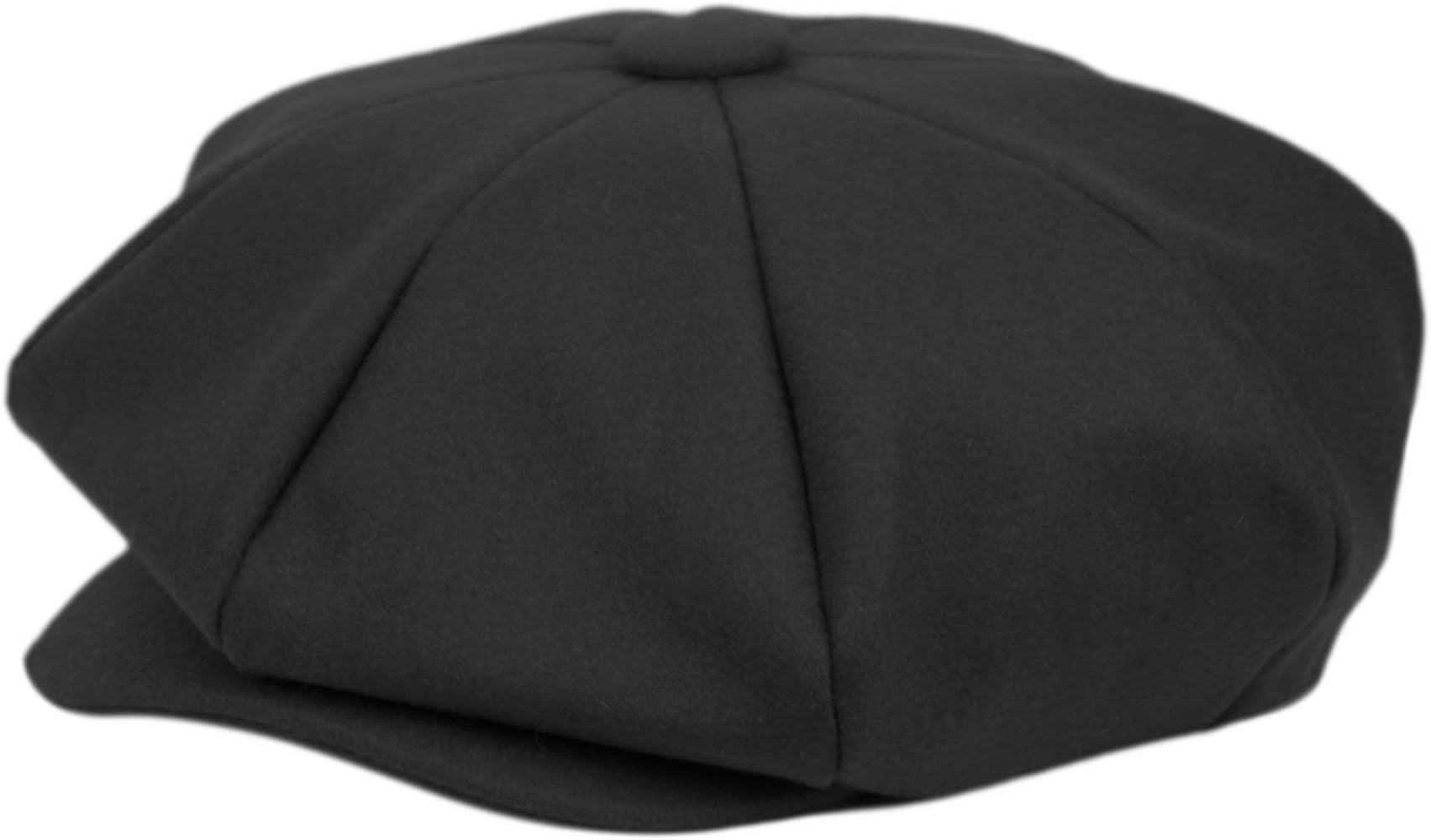 BIG APPLE Men's OVERSIZE 100% Wool 8 Panel Applejack Newsboy Cabbie Gatsby Ivy Hats (Not a regular apple hat)