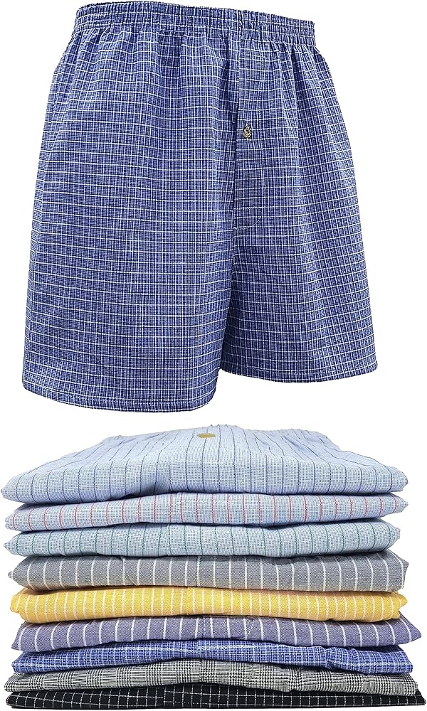 Andrew Scott Men's Cotton Blend Boxer Shorts |Big Man| Sizes S to 6XL - Multi & Bulk Packs