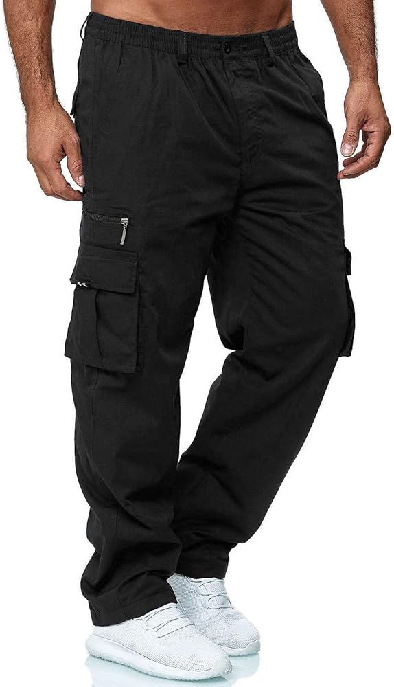 Pants for Men Cargo Pants Sports Casual Jogging Trousers Lightweight Hiking Work Pants Outdoor Pant