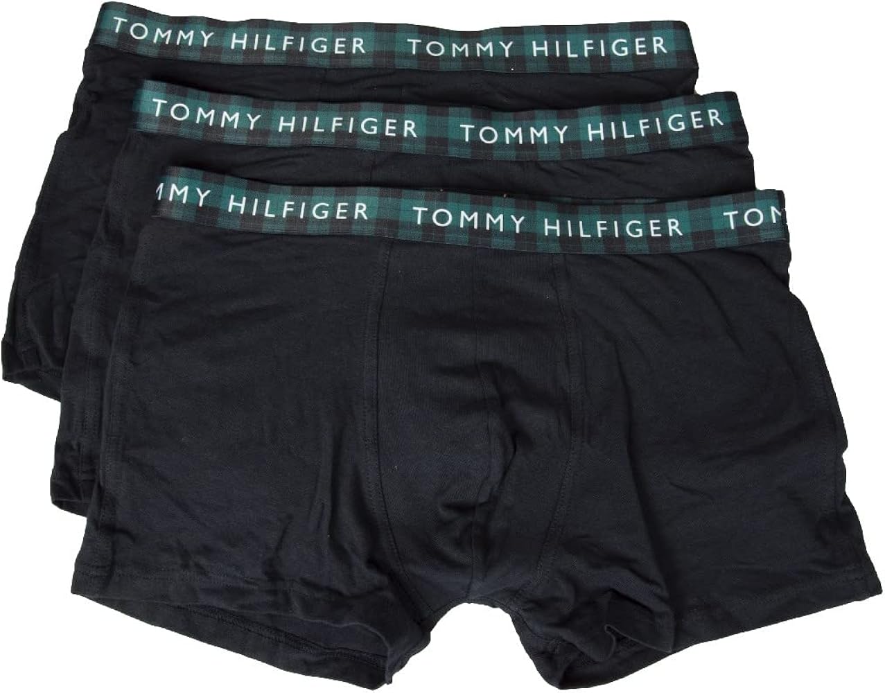 Tommy Hilfiger TH men's boxer pack 3 pieces visible elastic stretch cotton underwear article UM0UM027020 TRUNK 3P