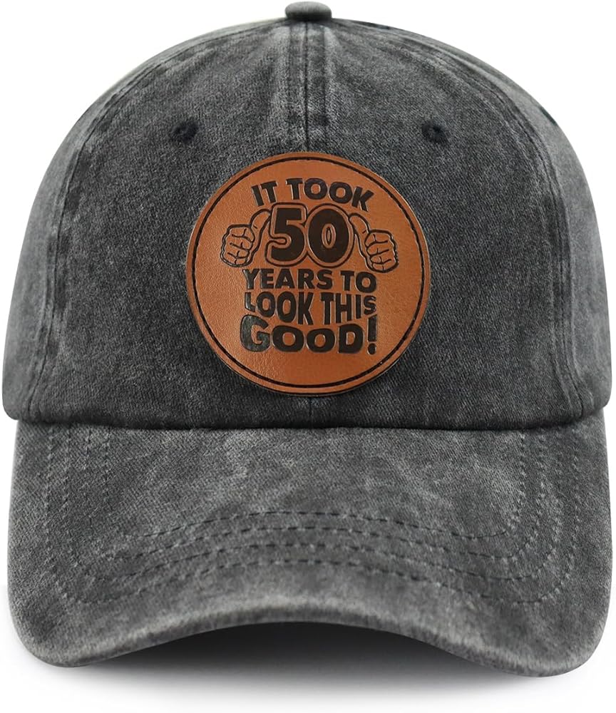 50th Birthday Gifts Baseball Cap, It Took 50 Year to Look This Good Embroidery Hat for Women Men