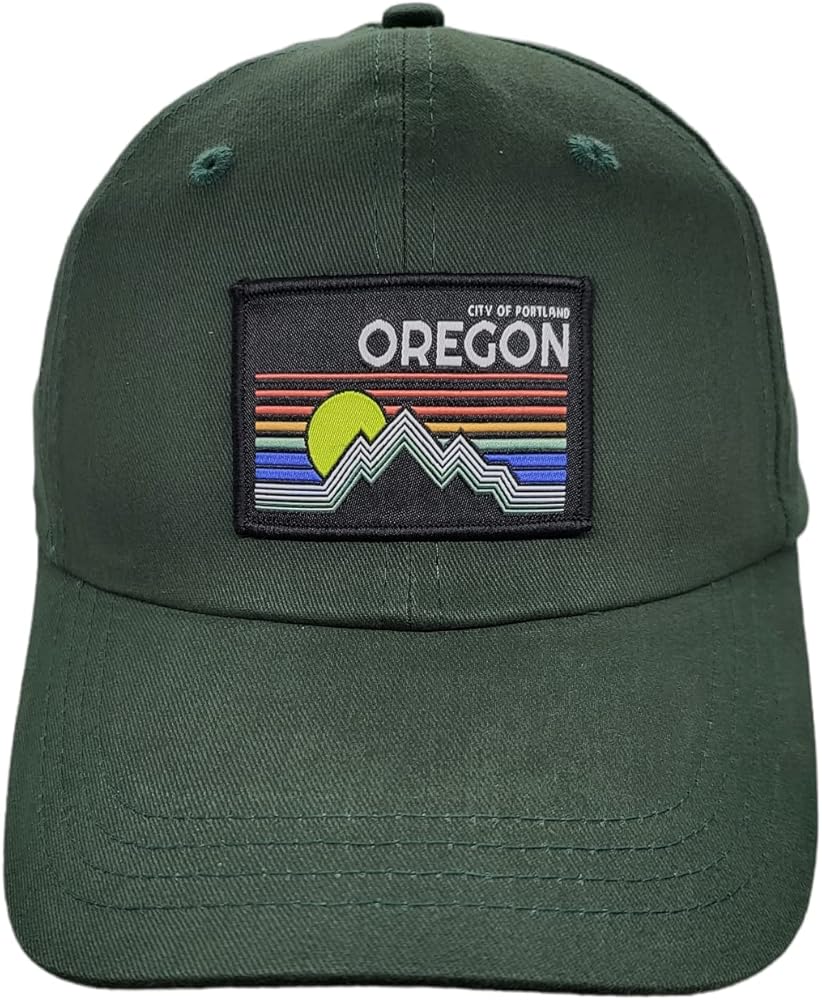 Oregon Hat Adjustable with Portland OR Woven Patch