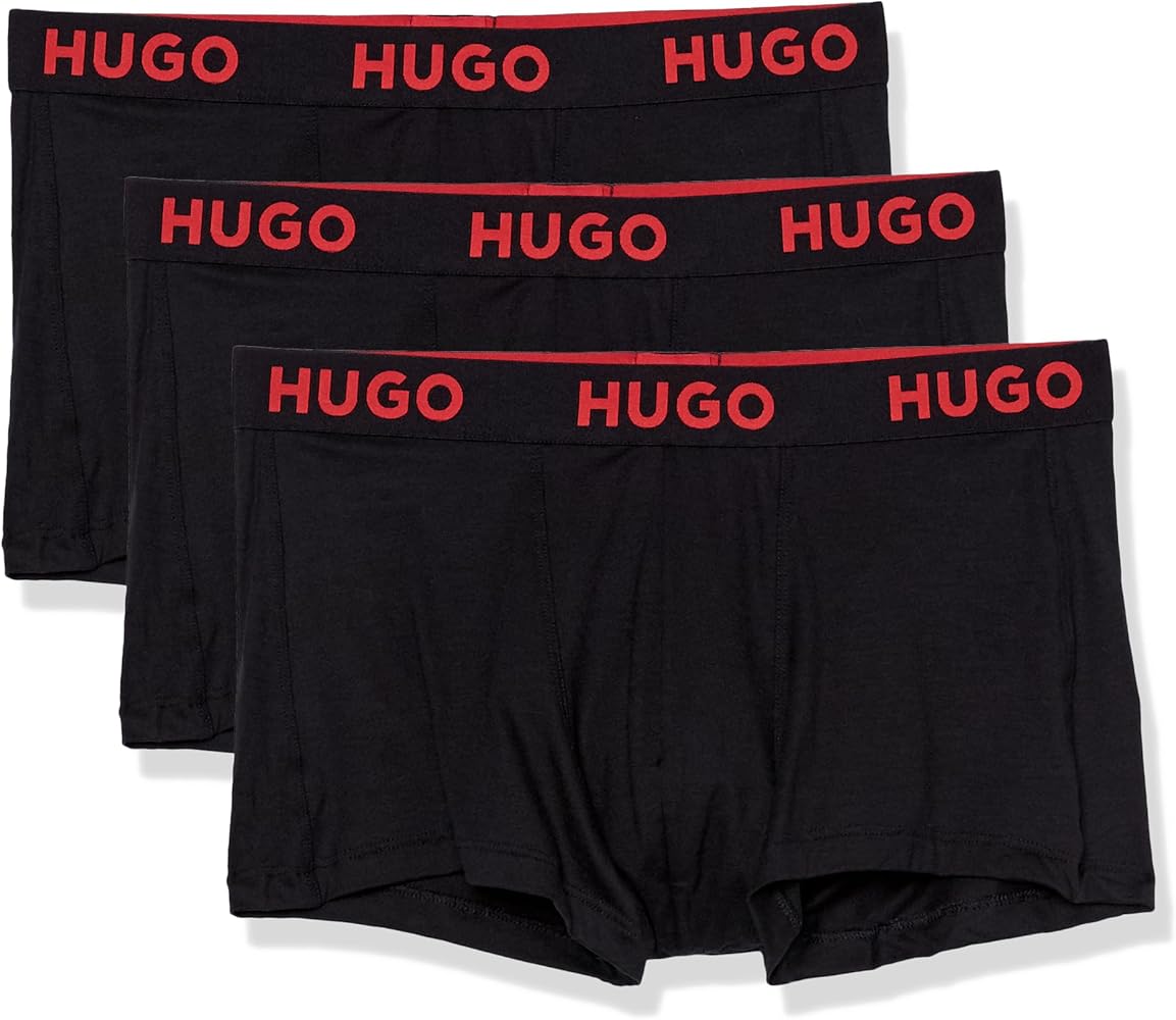 HUGO Men's Nebula Three Pack Jersey Trunks