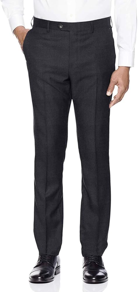 Giorgio Napoli GN Men's Flat Front Suit Separates Dress Pant Classic Modern Fit