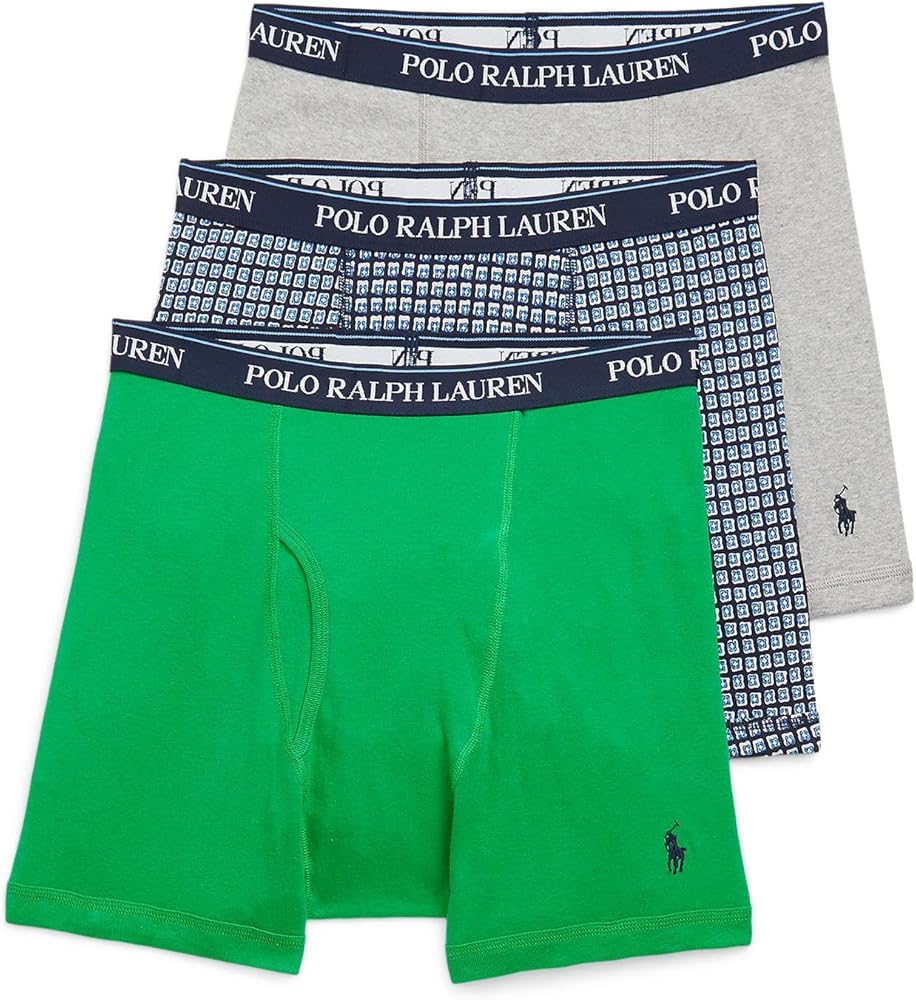 POLO RALPH LAUREN 3-Pack Classic Fit Boxer Briefs