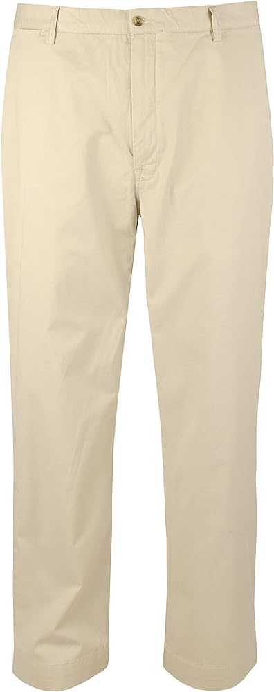 Men's Big and Tall Stretch Classic Fit Chino Pants BG 50Bx32L Beige