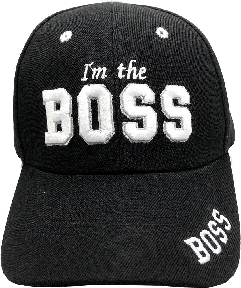 BOSS Baseball Cap Hat | 3D Embroidery | Adjustable Closure