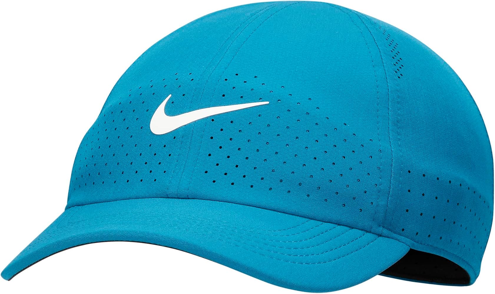 Nike Court Dri-FIT AeroBill Advantage Tennis Cap, Green Abyss/White, One Size