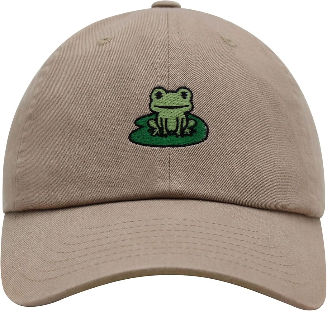 Frog Premium Dad Hat Embroidered Baseball Cap Frog Pond Frog