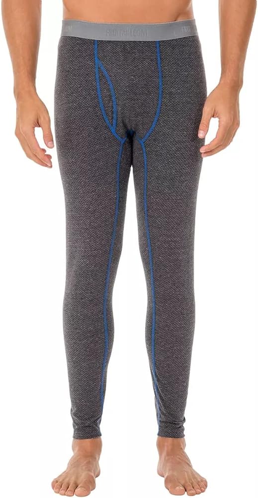 Fruit of the Loom Mens Long Johns Thermal Underwear Bottoms - Signature L1 Performance Base Layer Pants