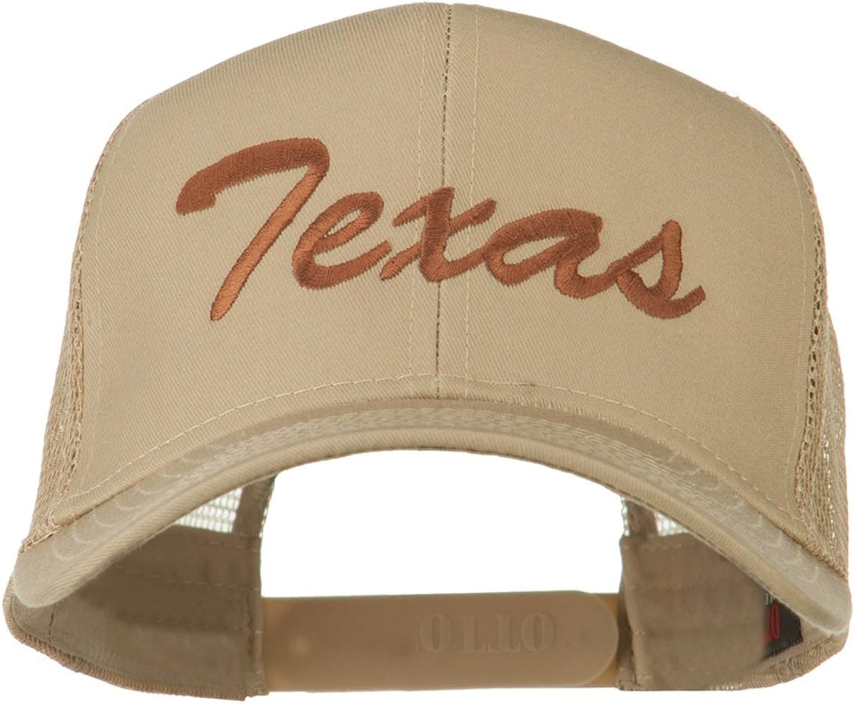 e4Hats.com Mid States Texas Embroidered Mesh Back Cap