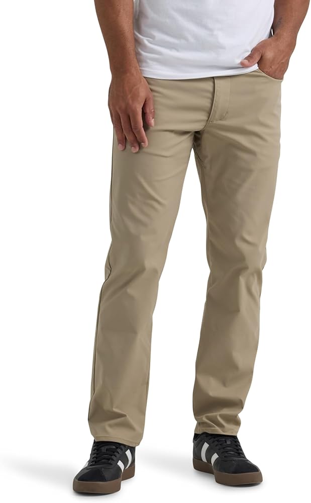 Lee Men's Extreme Motion Performance 5 Pocket Regular Straight Pant