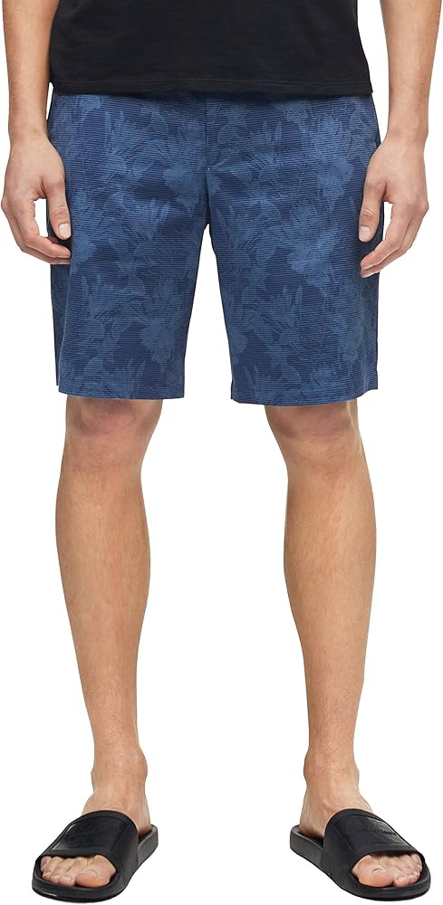 Calvin Klein Men's Casual Twill Print Shorts