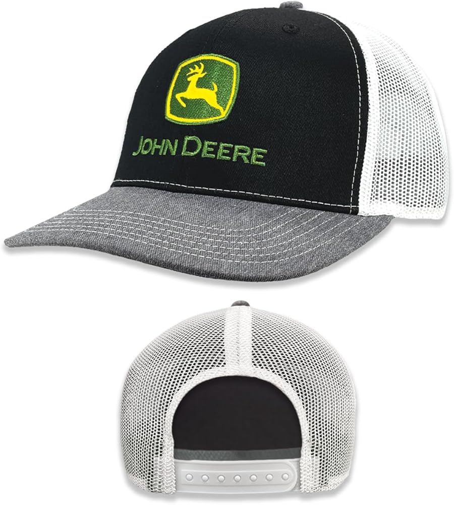 John Deere Baseball Cap Trucker Hat 13083347Bkhgwh Current Baseball Cap Trucker Hat Trademark Embroidery Ywgr