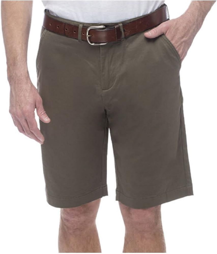 Jachs Men’s Flat Front Sateen Shorts