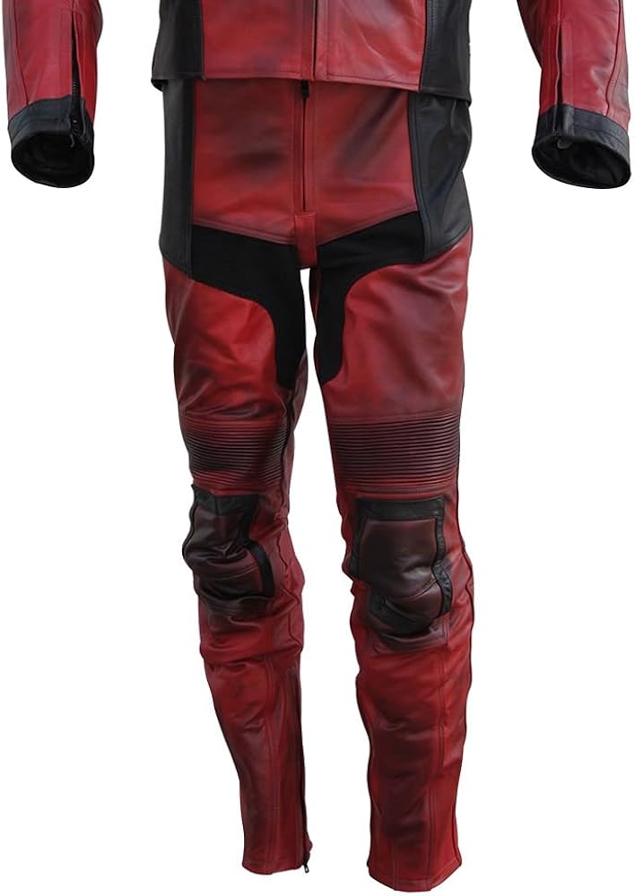 Men's DP Real Leather Motorbike Pant