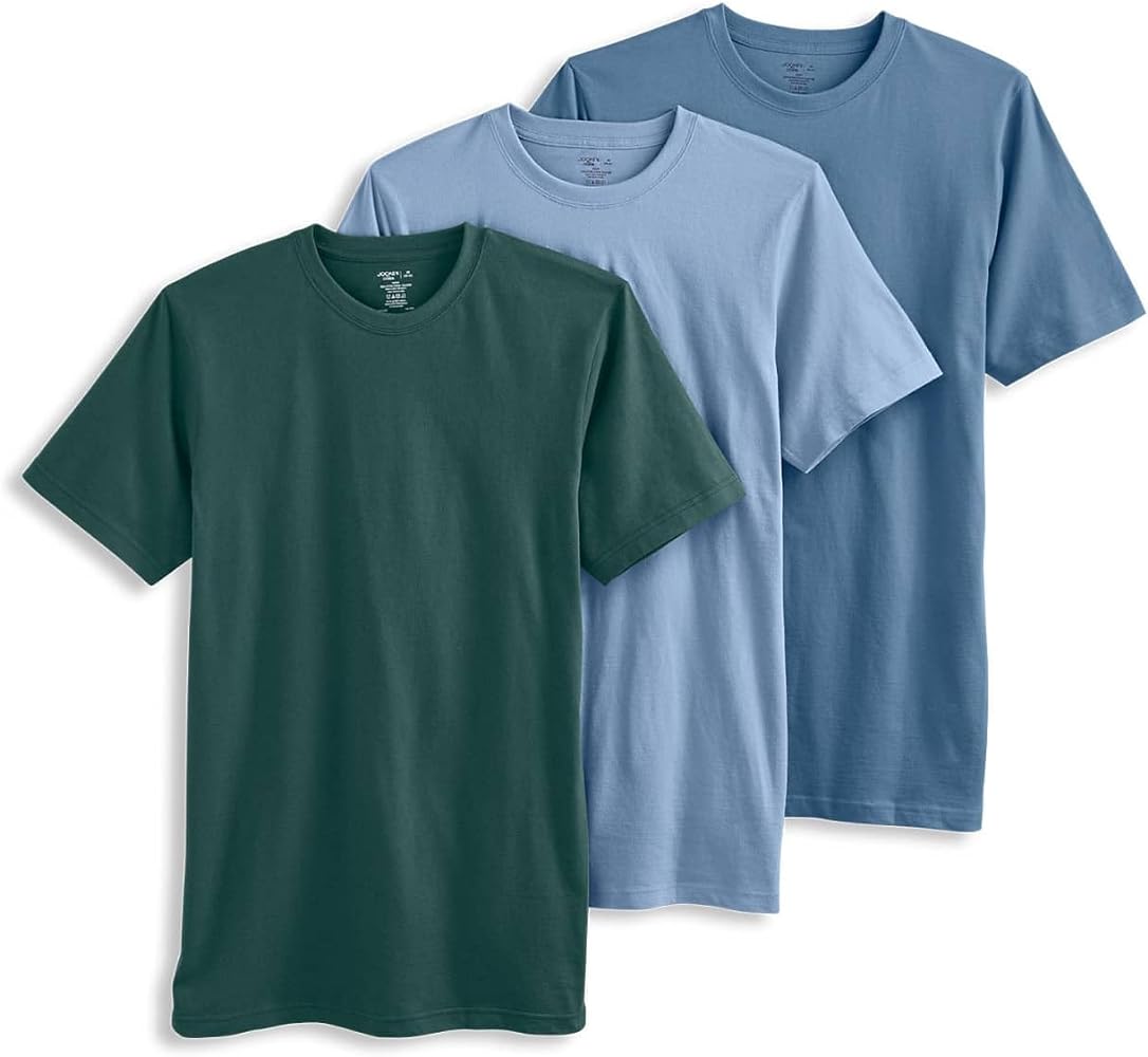 Jockey Men's Undershirt Classic Crew Neck - 3 Pack