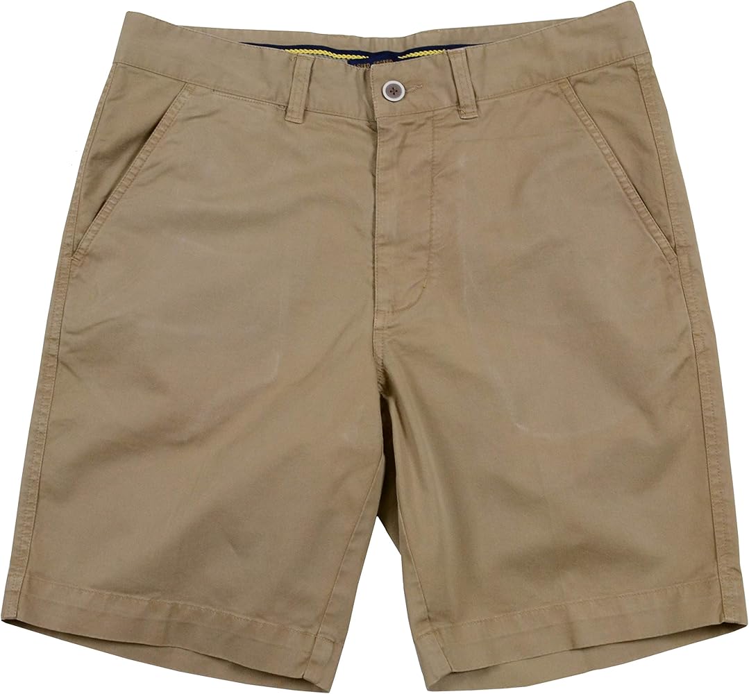 Men's Stretch Twill Flat Front Short