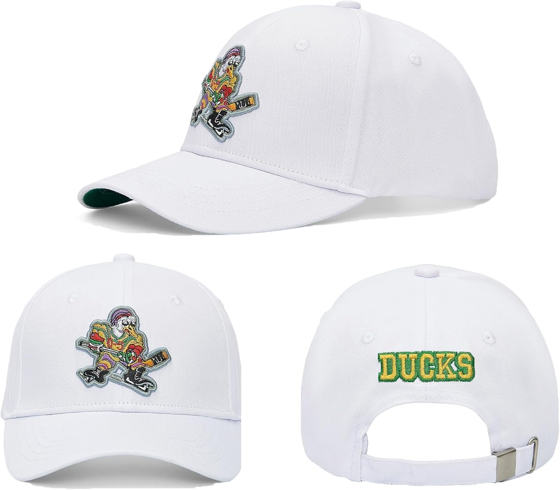 D-5 Mighty Ducks Adjustable Snapback Hat for Men Women #96 Conway #99 Banks Unisex Hip Hop Baseball Cap