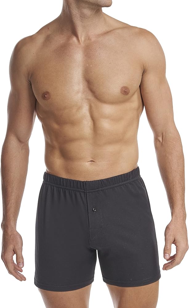 Stanfield's Men's Premium Cotton Knit Boxer, 2 Pack