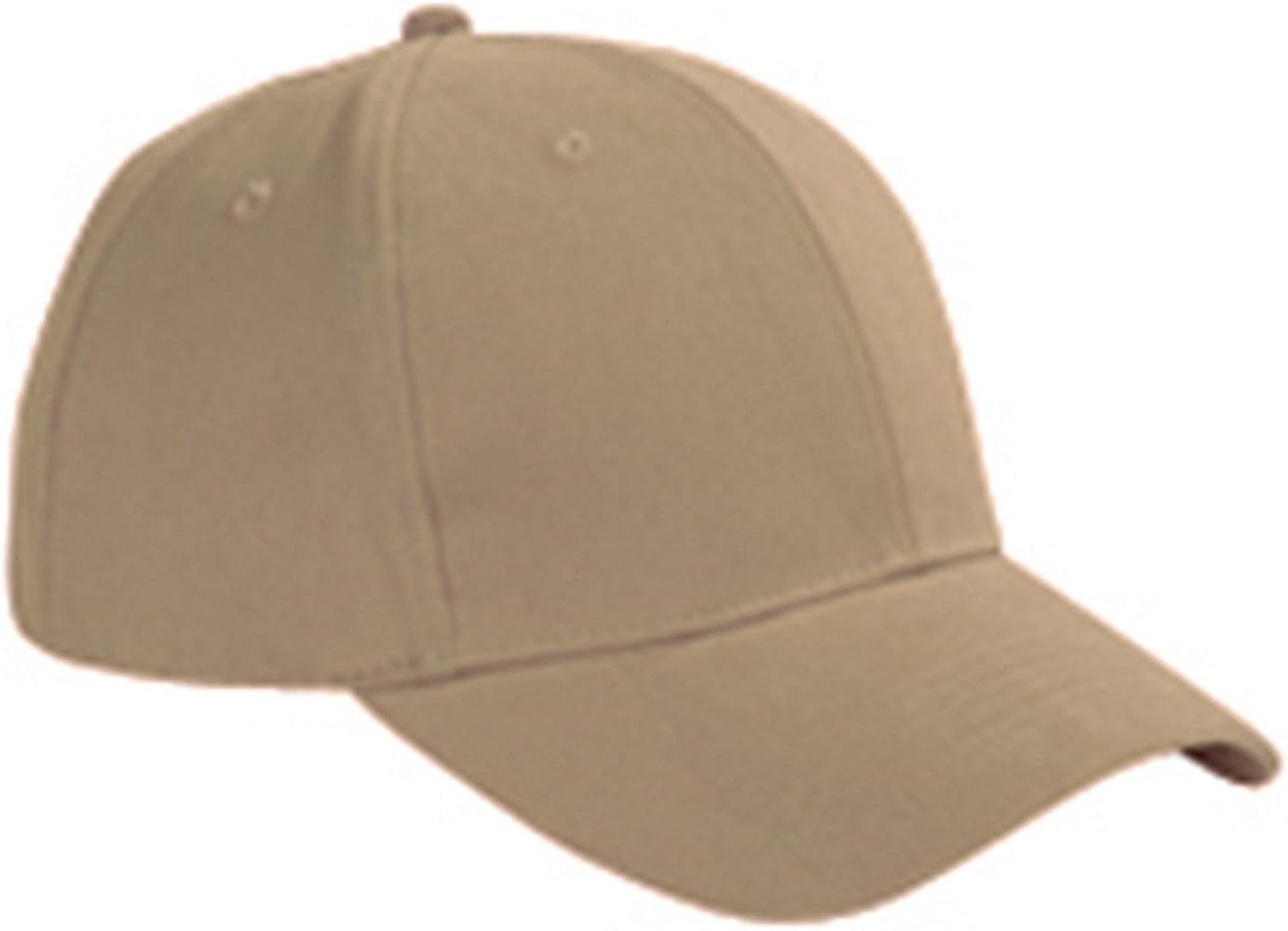 6-Panel Brushed Twill Structured Cap (BX002)