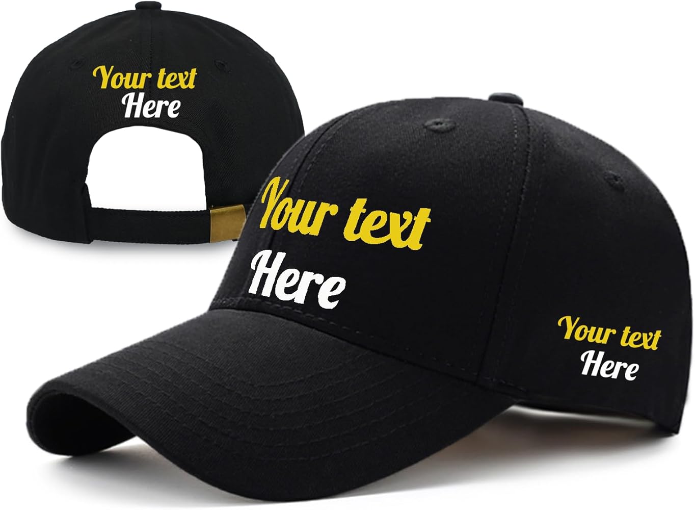 Custom Baseball Cap for Men Women, Embroidery Your Own Text Personalized Gifts Hat