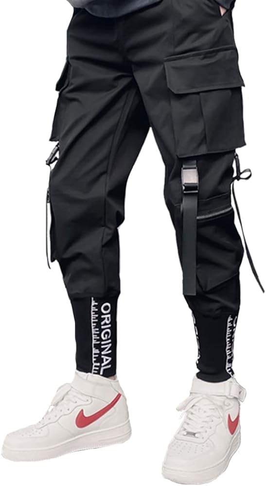 Men's Joggers Pants Lightweight Unisex Outdoor Fashion Jogging Hip Hop Casual Cargo Pants Techwear Pants