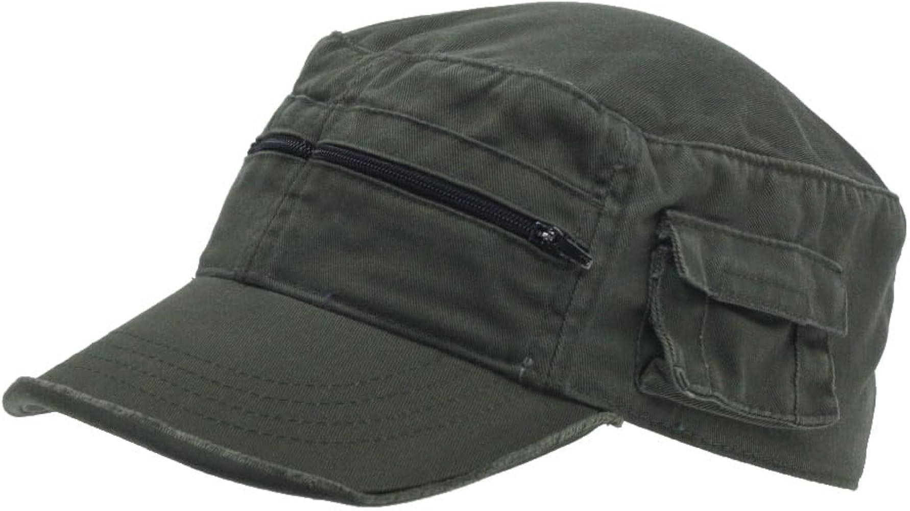 Washed Cadet Cotton Twill Adjustable Military Radar Distressed Sport Caps