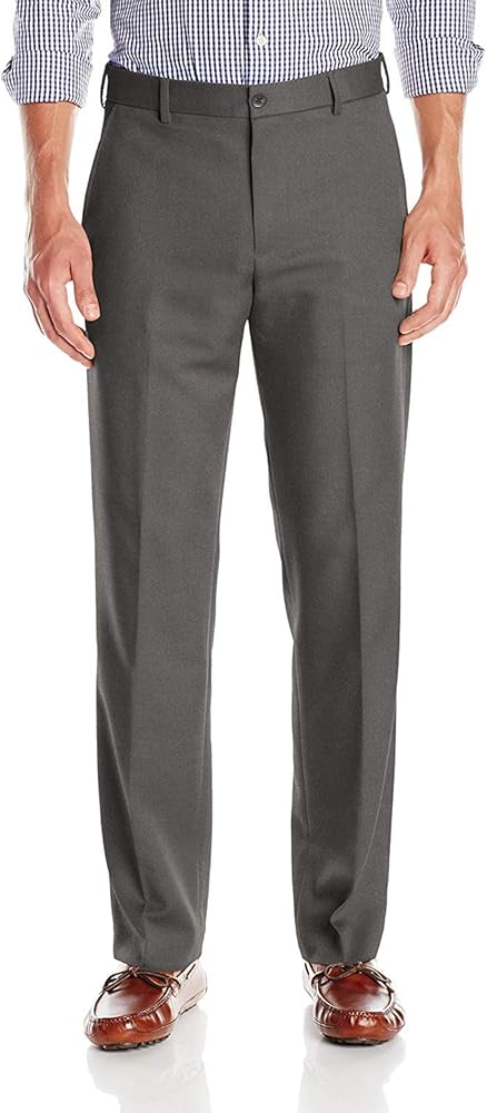 Van Heusen Mens Traveler Classic Fit Flat Front Pant