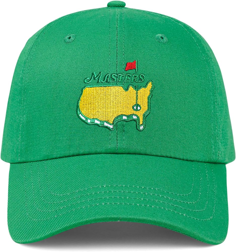 Embroidered Golf Hat for Men Women Green Hat Ball Baseball Cap