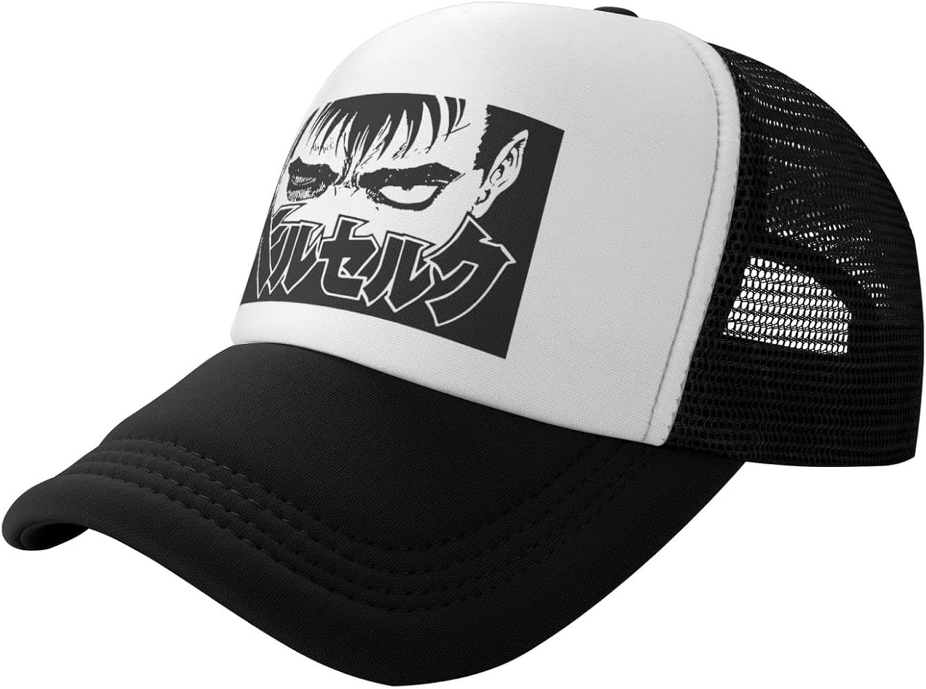 Berserk Logo Baseball Cap Womens Man's Trucker Hat Adjustable Mesh Sandwich Cap