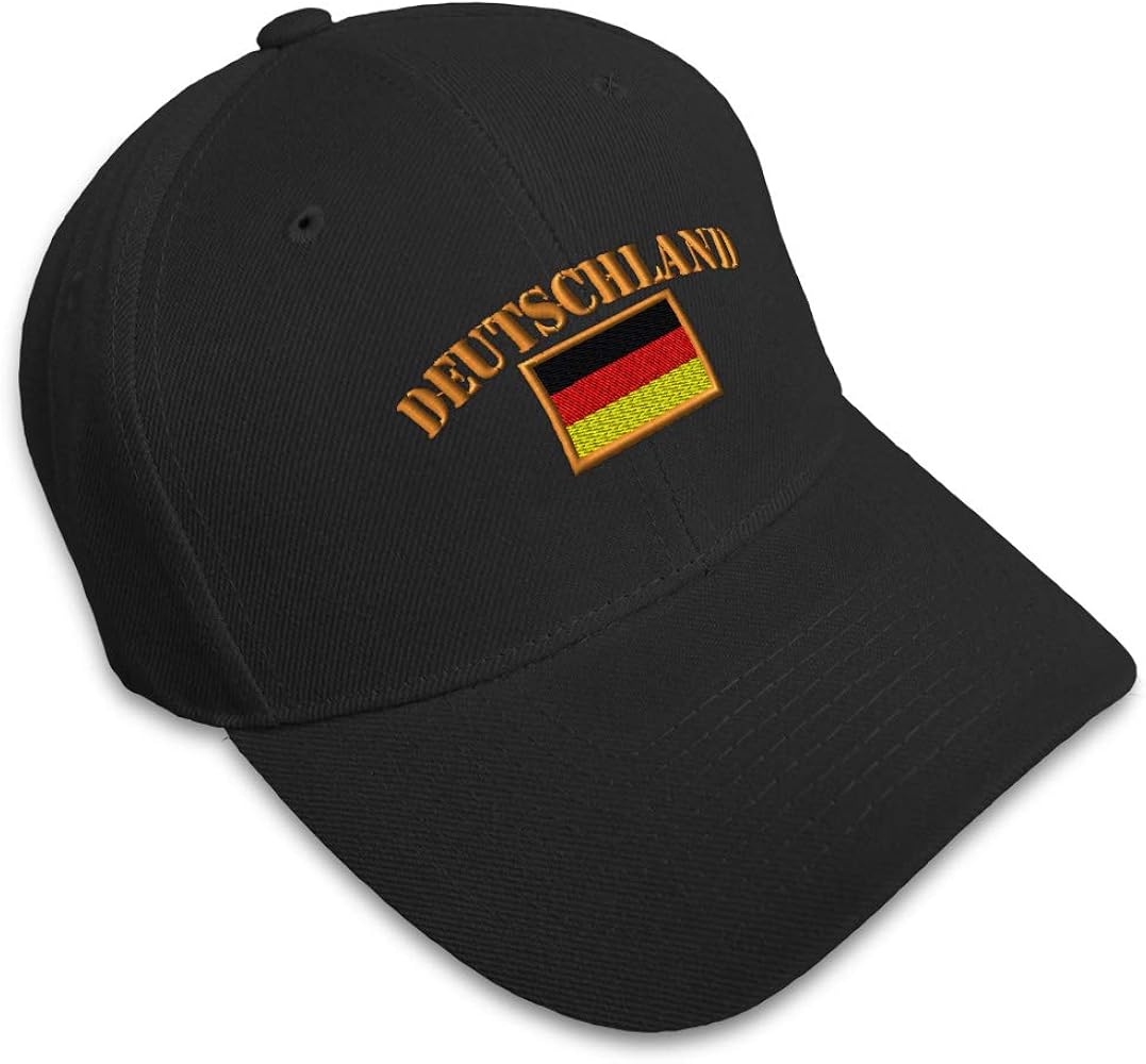 Baseball Cap Deutschland Flag B Embroidery Countries Hats for Men & Women